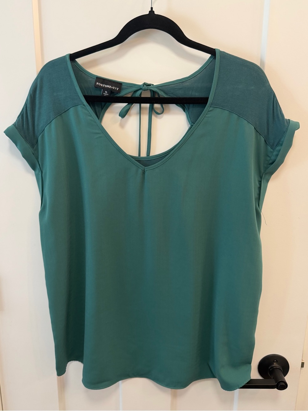 Fortune + Ivy V-Neck Women's Top
